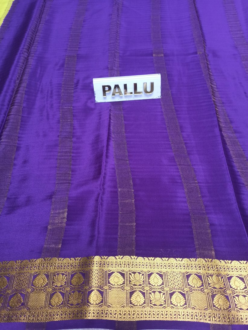Pure Mysore Silk Saree
