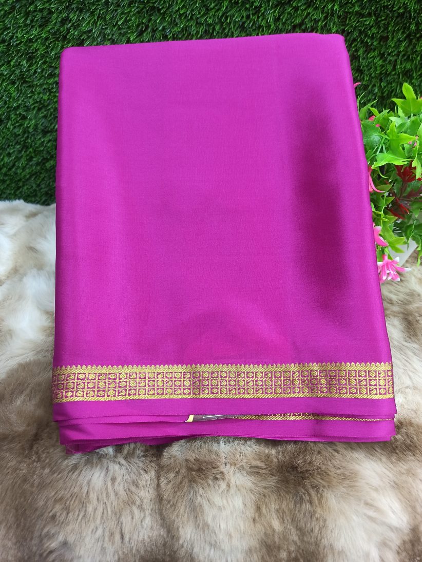 Pure Mysore Silk Saree( 60 Grams )