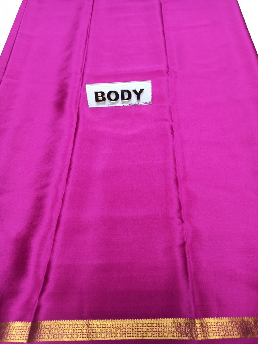 Pure Mysore Silk Saree( 60 Grams )