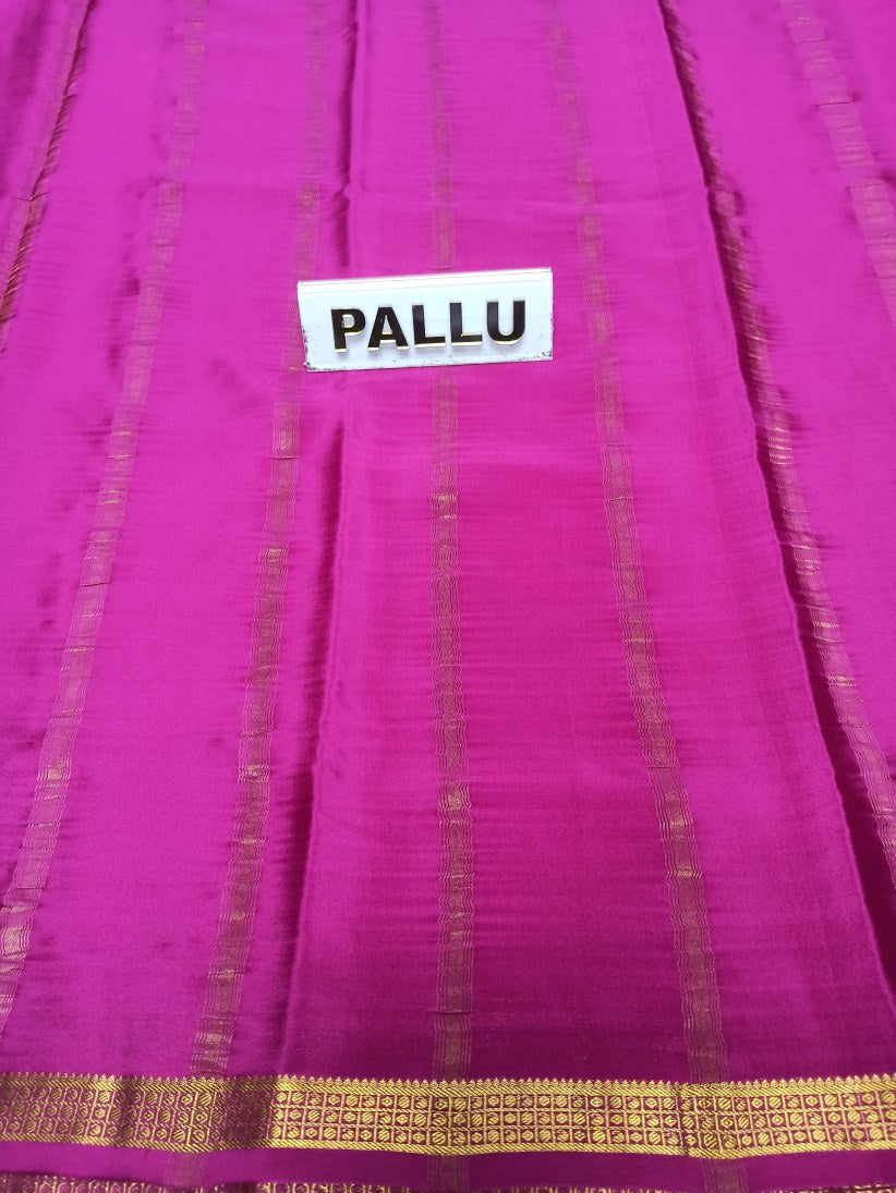 Pure Mysore Silk Saree( 60 Grams )