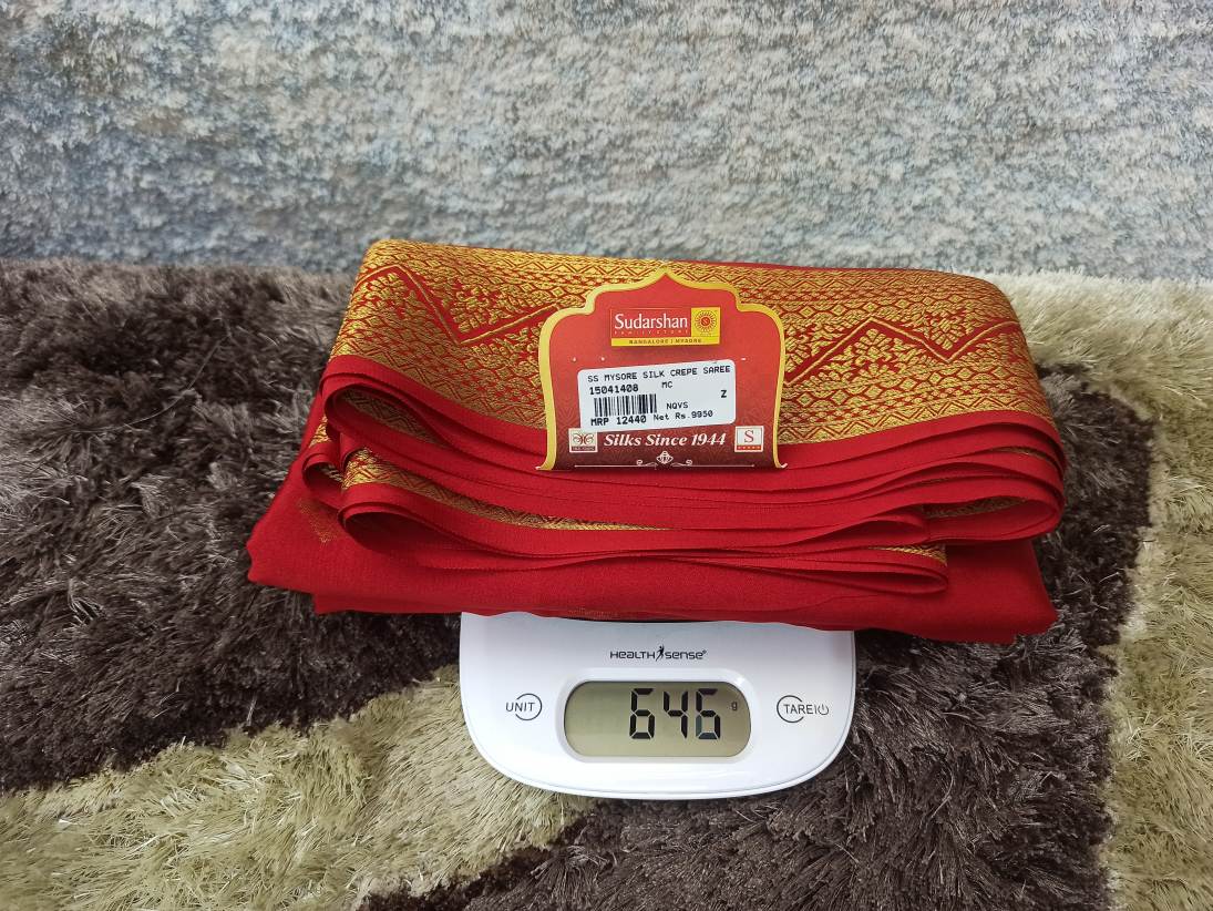 Pure Mysore Silk Saree