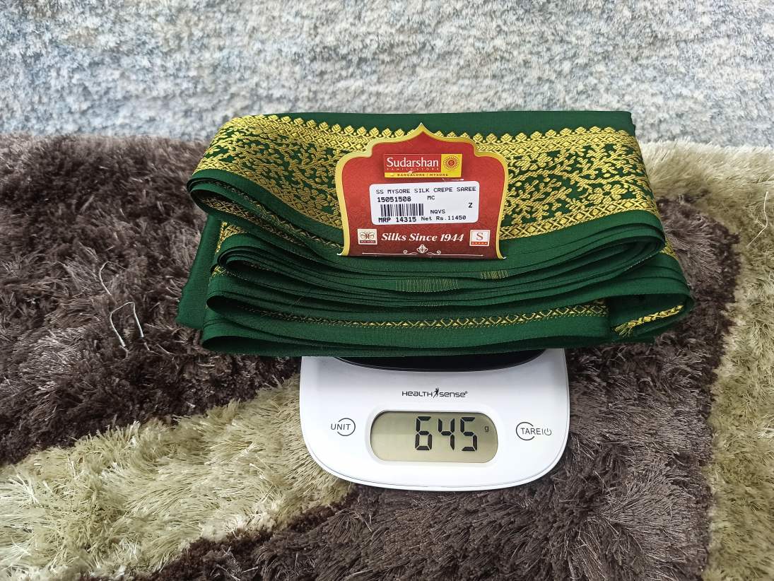 Pure Mysore Silk Saree