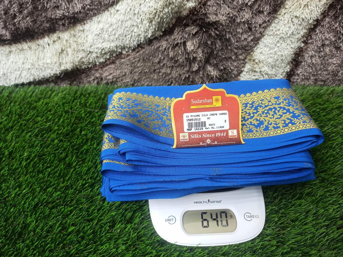 Pure Mysore Silk Saree.