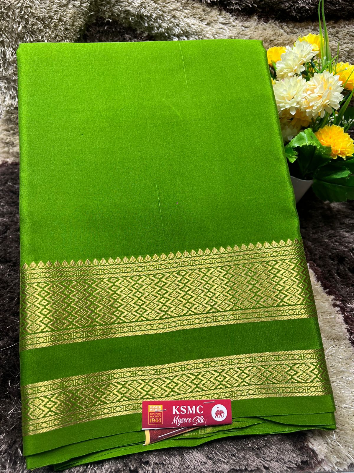Pure Mysore Silk Saree.