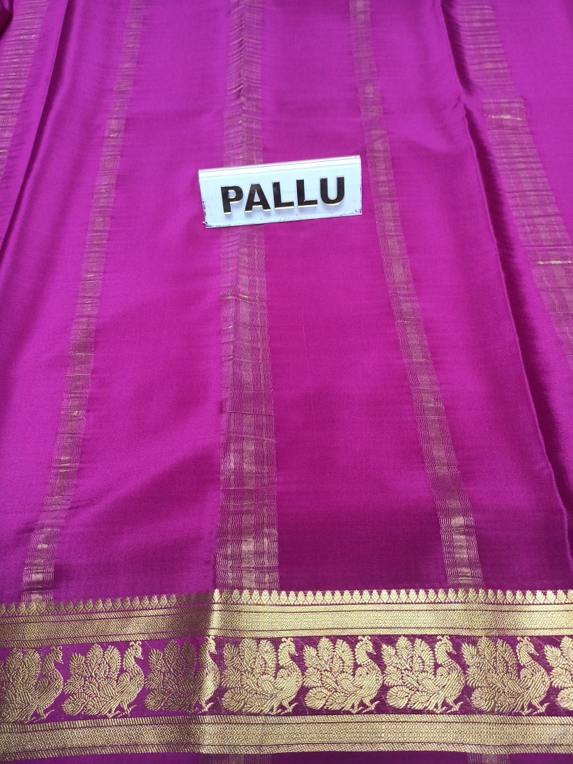 Pure Mysore Silk Saree
