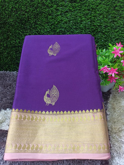 Pure Mysore Silk Saree.