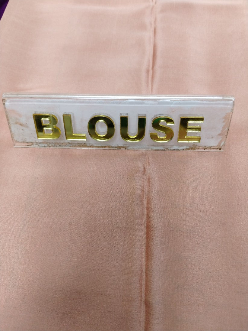 Pure Mysore Silk Saree.