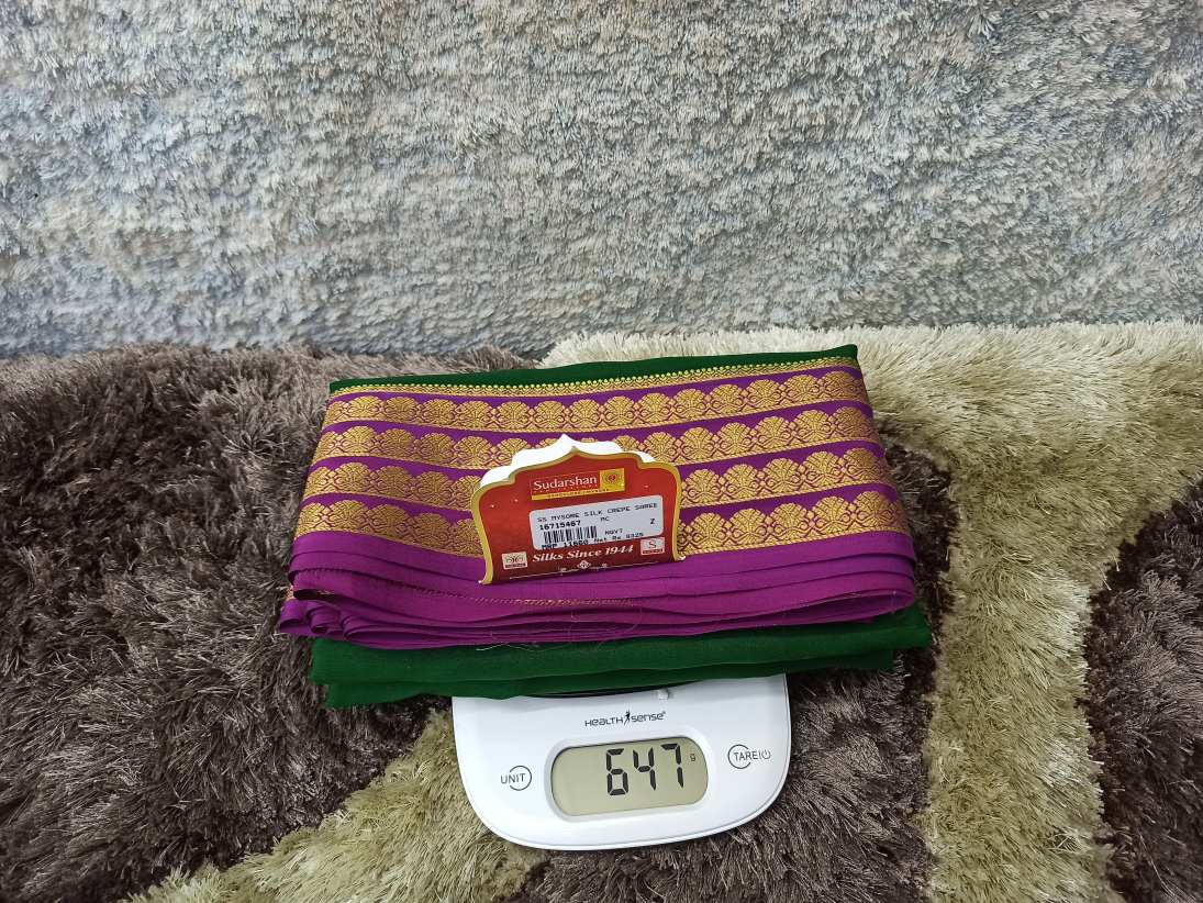 Pure Mysore Silk Saree.