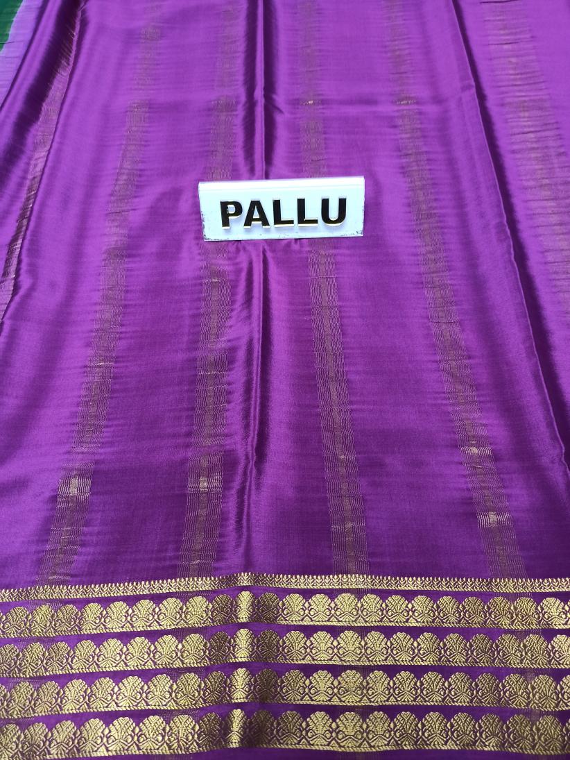 Pure Mysore Silk Saree.
