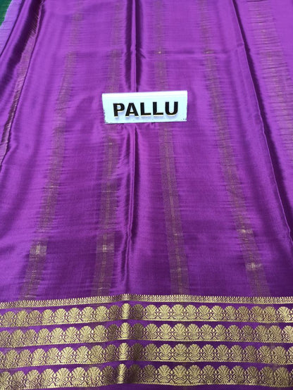 Pure Mysore Silk Saree.