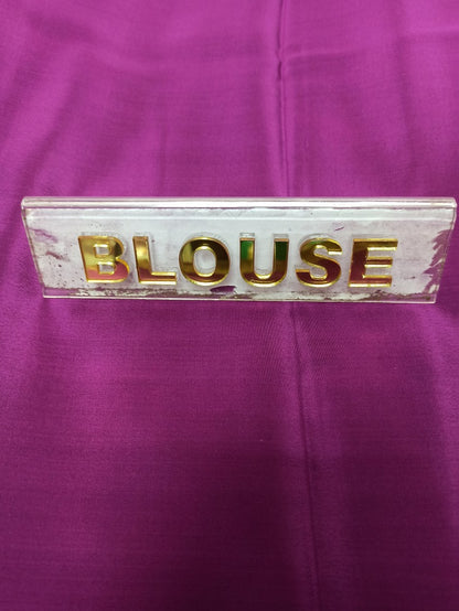 Pure Mysore Silk Saree.