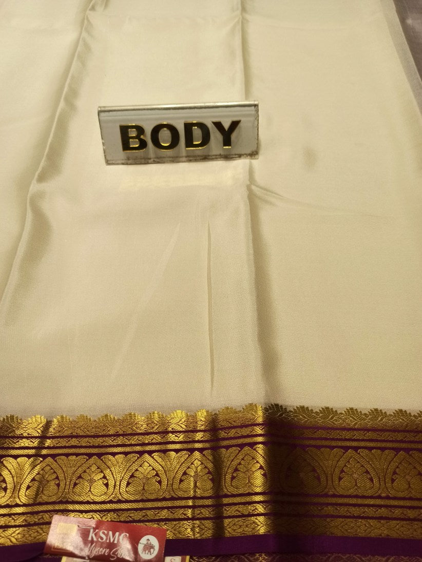 Pure Mysore Silk Saree (60 Grams )