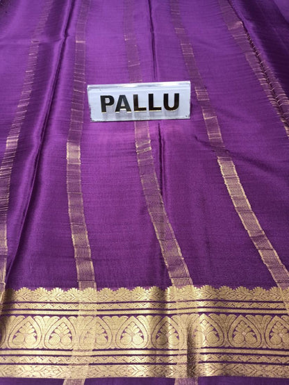 Pure Mysore Silk Saree (60 Grams )