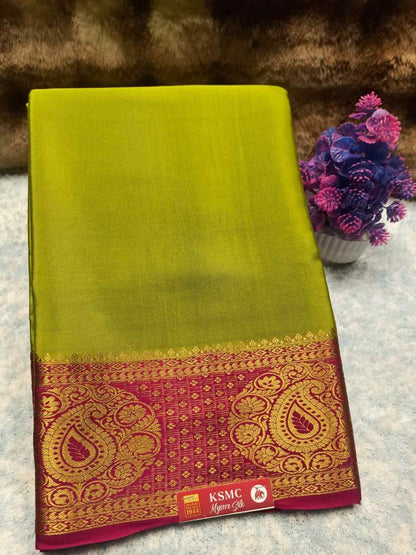 Pure Mysore Silk Saree.