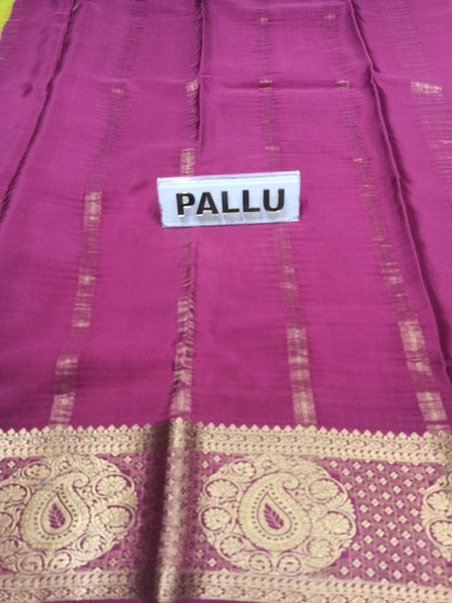 Pure Mysore Silk Saree.