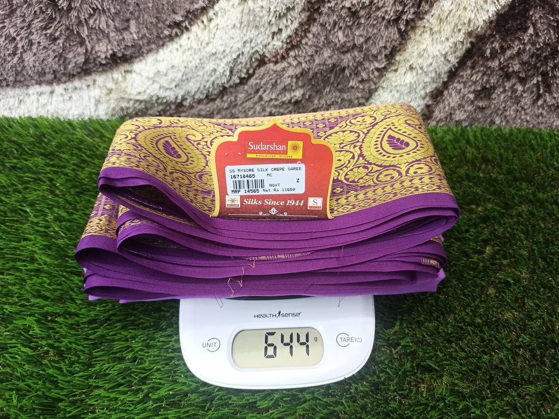 Pure Mysore Silk Saree