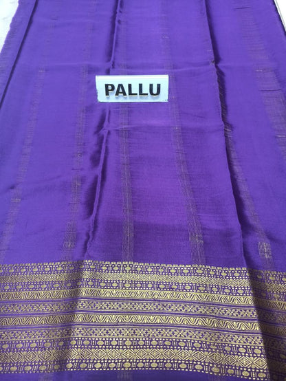 Pure Mysore Silk Saree