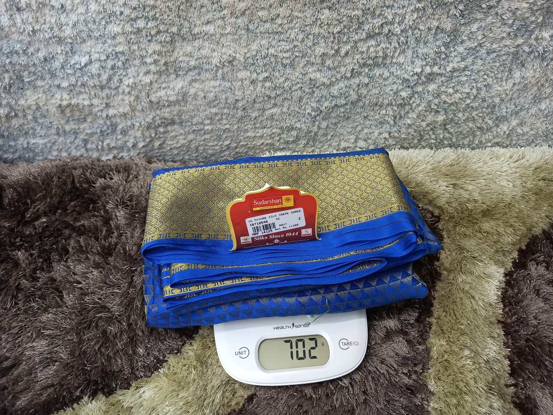 Pure Mysore Silk Saree.