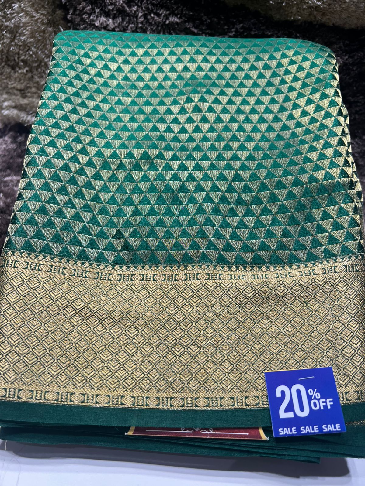 Pure Mysore Silk Saree.( 100 Gsm )