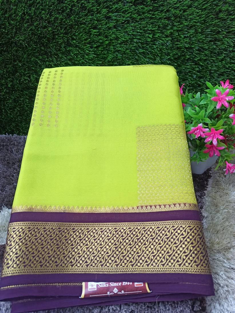 Pure Mysore Silk Saree.