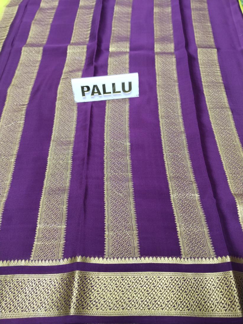 Pure Mysore Silk Saree.