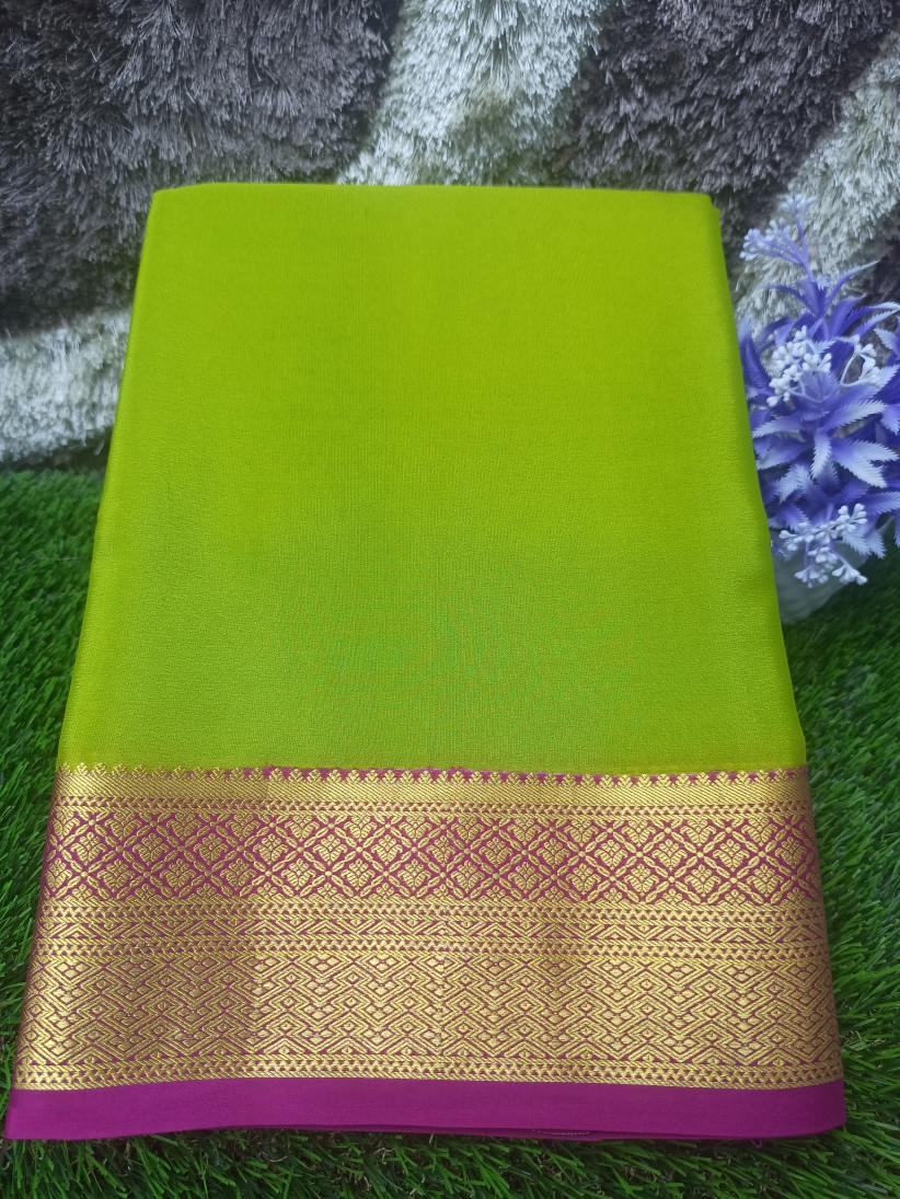 Pure Mysore Silk Saree.