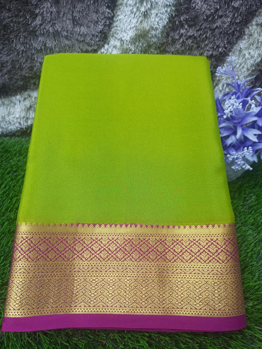 Pure Mysore Silk Saree.