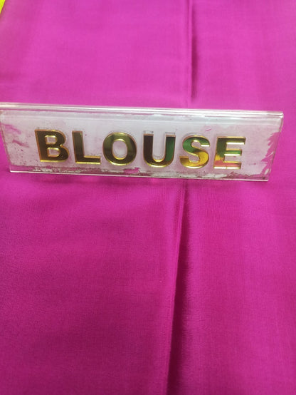 Pure Mysore Silk Saree.