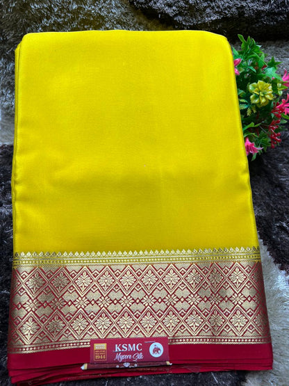 Pure Mysore Silk Saree.