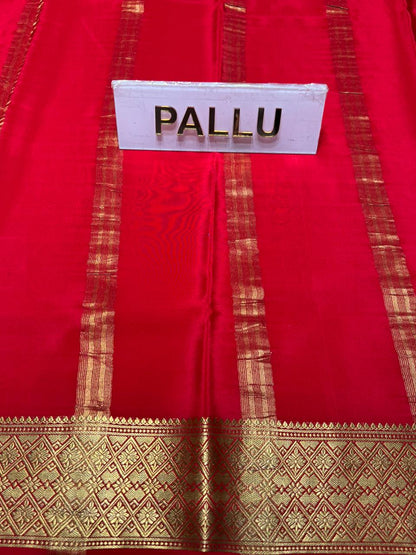 Pure Mysore Silk Saree.
