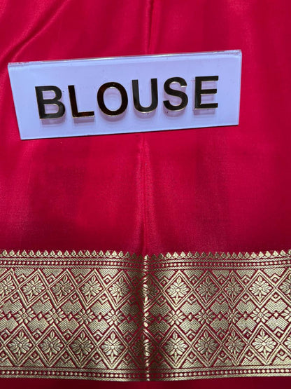 Pure Mysore Silk Saree.