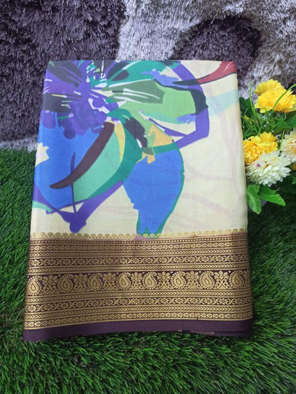 Pure Mysore Silk Saree
