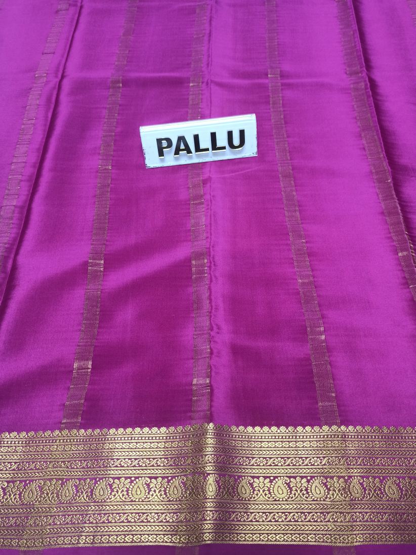 Pure Mysore Silk Saree