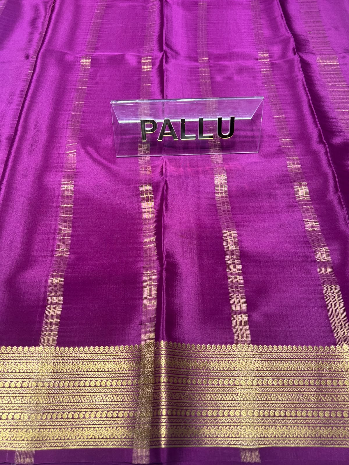 Pure Mysore Silk Saree.