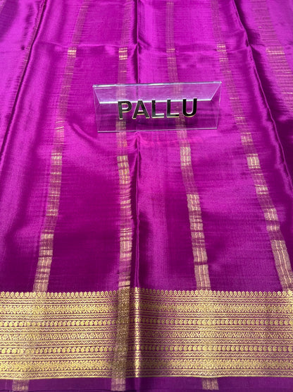Pure Mysore Silk Saree.