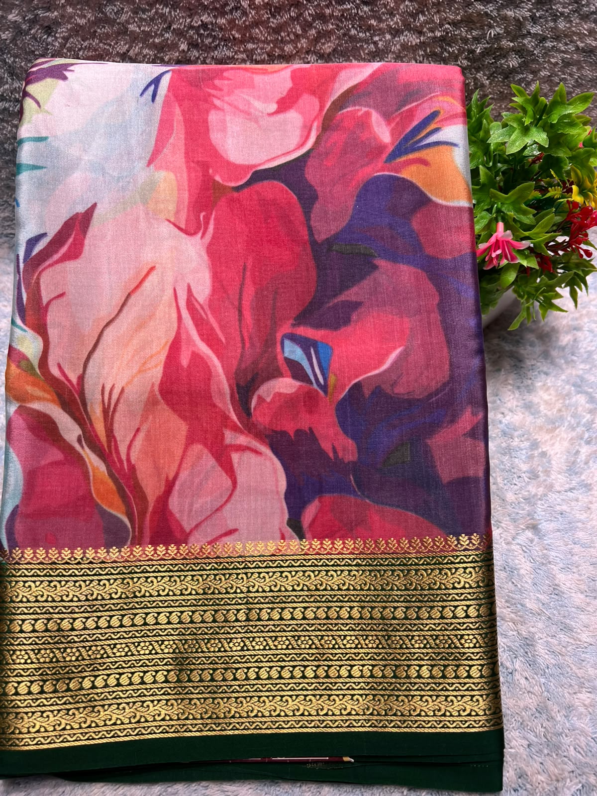 Pure Mysore Silk Saree.