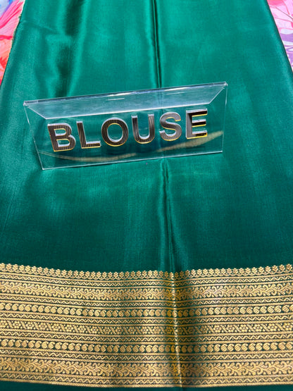 Pure Mysore Silk Saree.