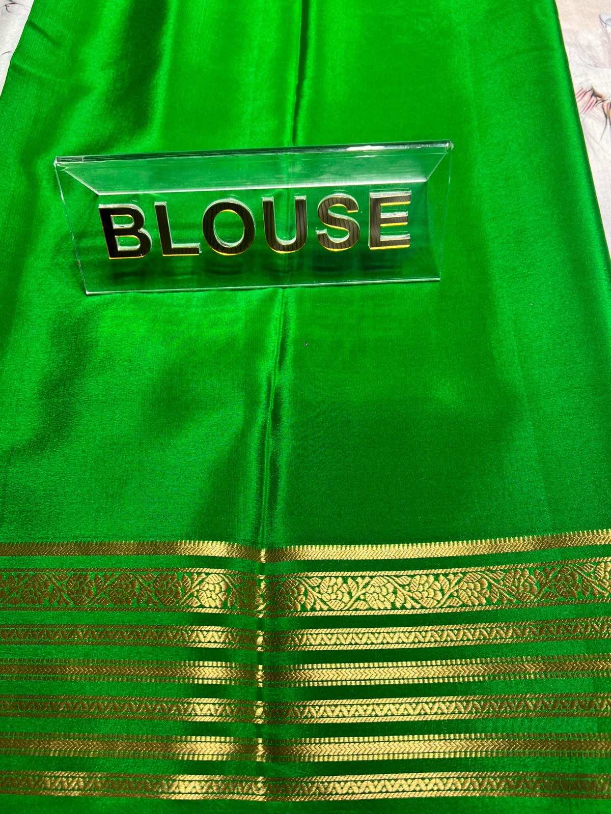 Pure Mysore Silk Saree.