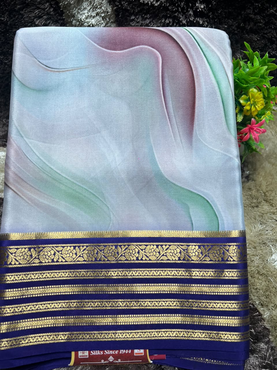 Pure Mysore Silk Saree.