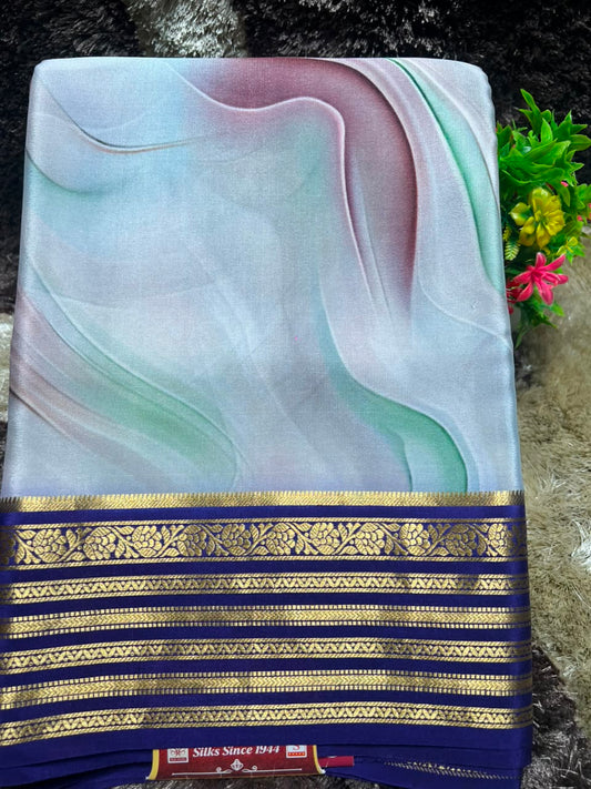 Pure Mysore Silk Saree.