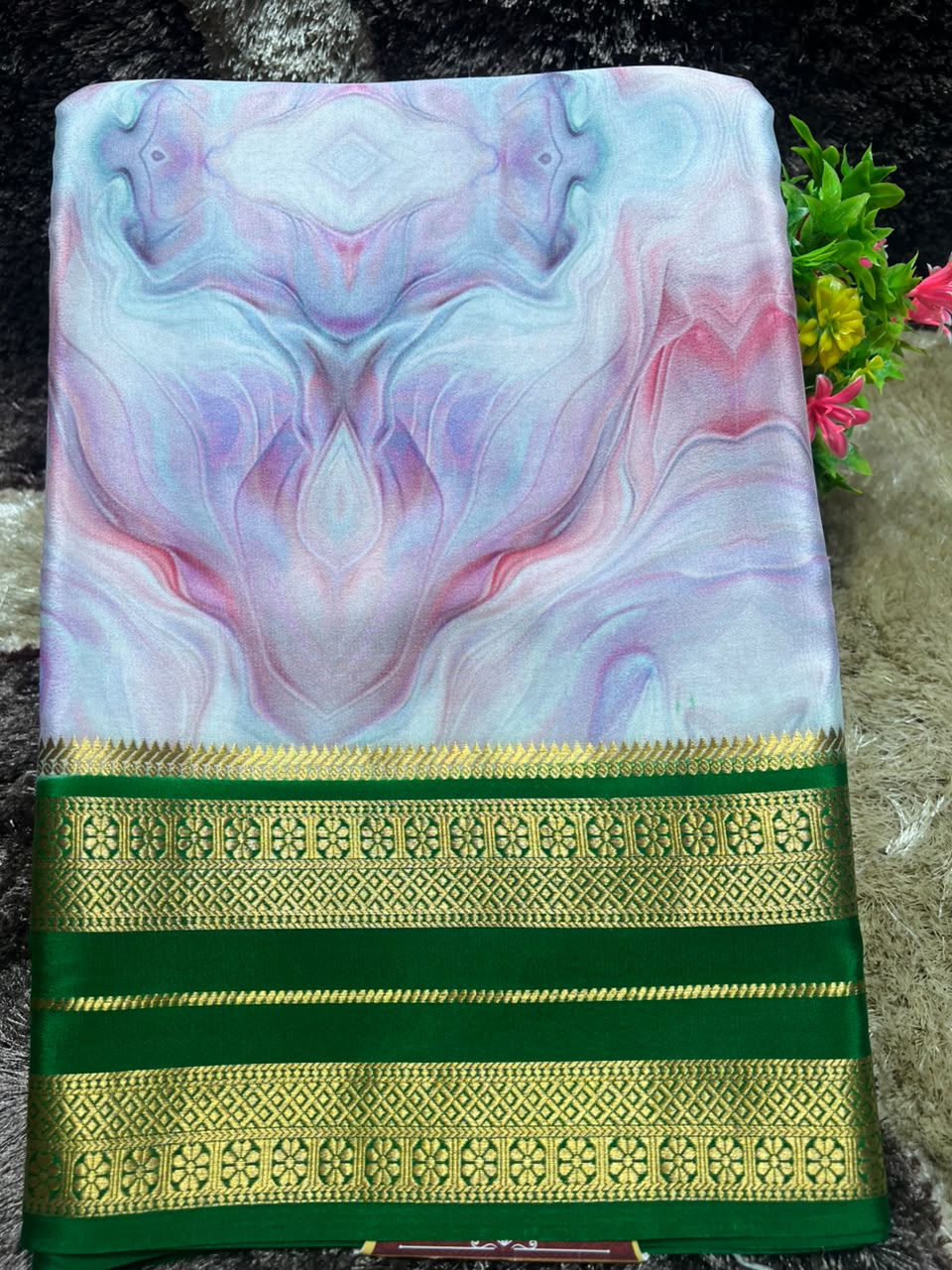 Pure Mysore Silk Saree.