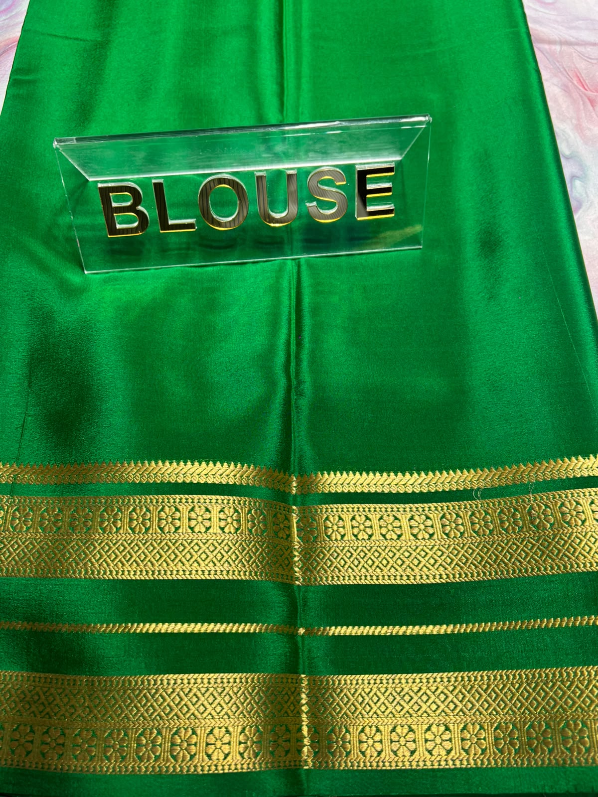 Pure Mysore Silk Saree.