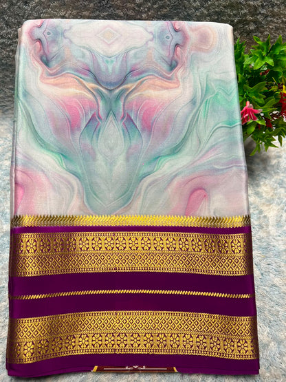 Pure Mysore Silk Saree.