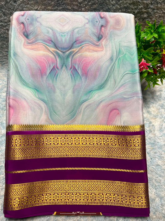 Pure Mysore Silk Saree.
