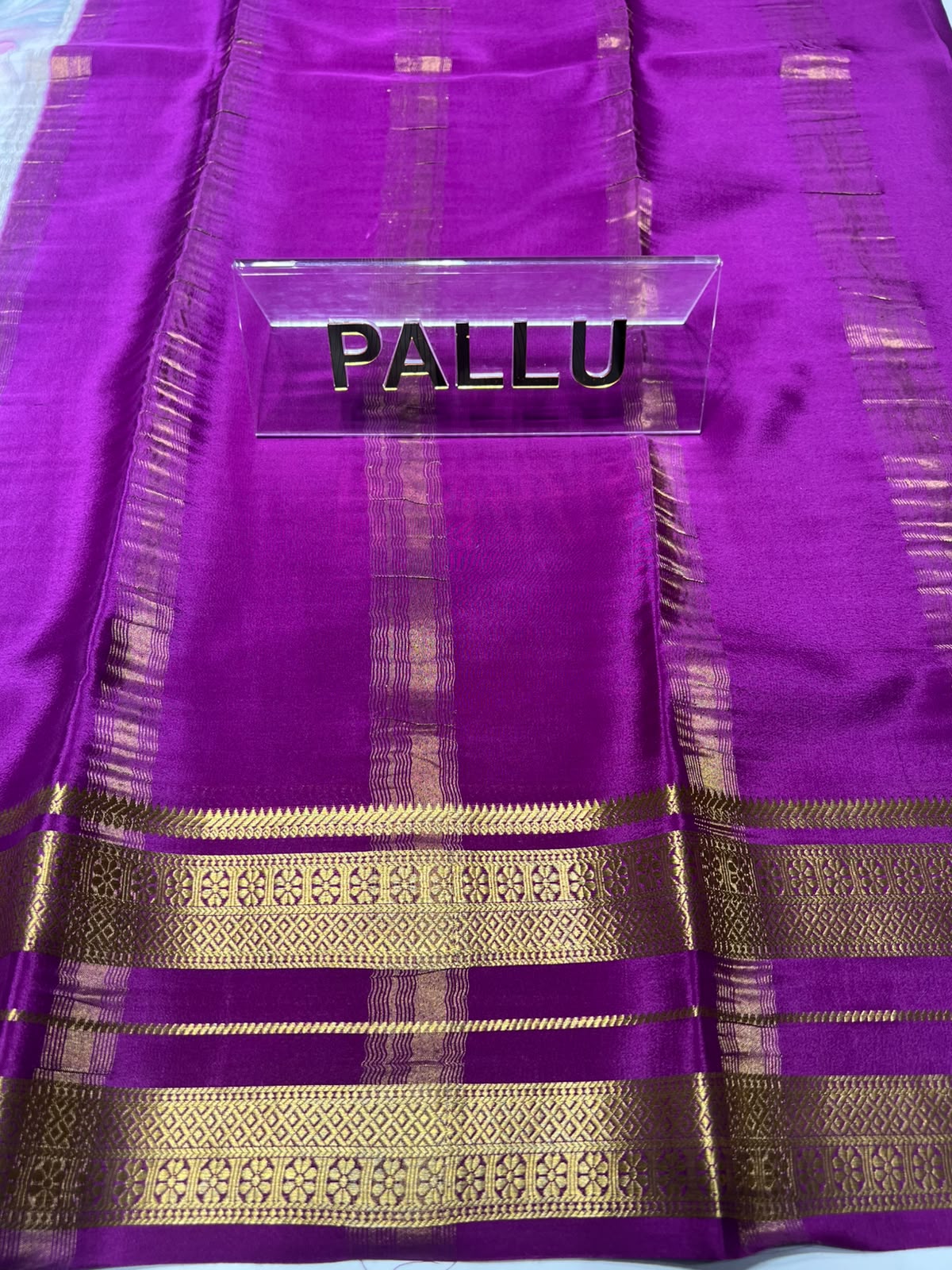 Pure Mysore Silk Saree.