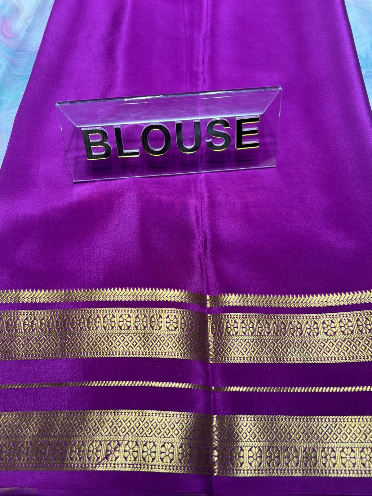 Pure Mysore Silk Saree.
