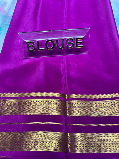 Pure Mysore Silk Saree.