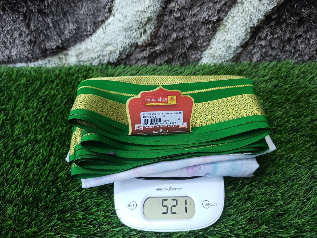 Pure Mysore Silk Saree