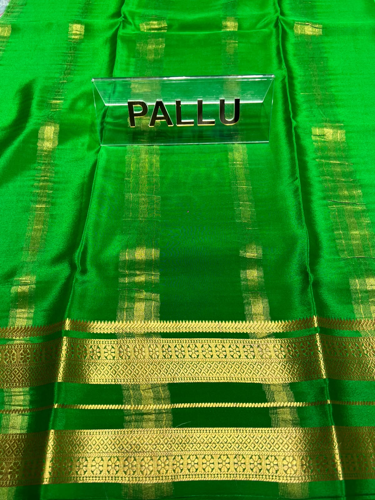 Pure Mysore Silk Saree.