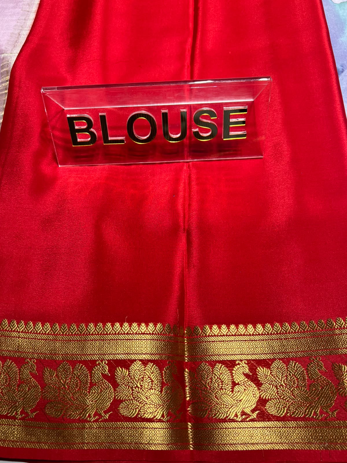 Pure Mysore Silk Saree.